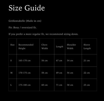 The BUILT BY MYSELF Oversized Tee - Black Edition